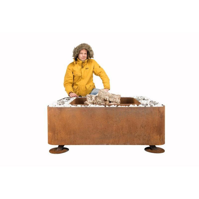 GrillSymbol Fogo Fire Pit CorTen Steel 120cm