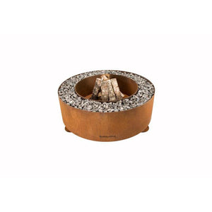 GrillSymbol Luna Fire Pit Corten Steel 119cm