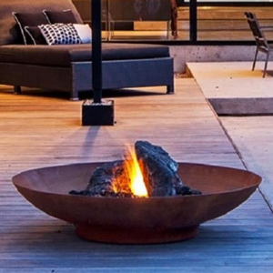 Adezz Forno Fire Pit 200cm in Corten Steel